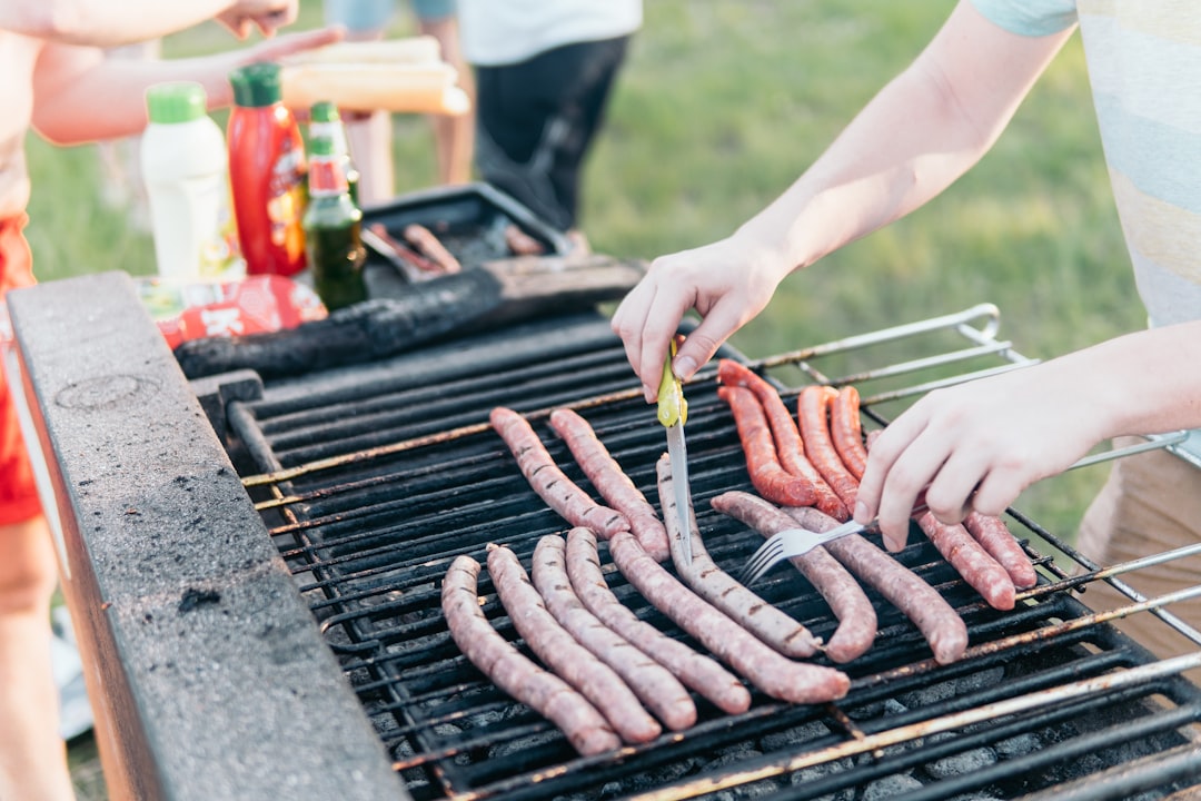 Photo Grilled sausages